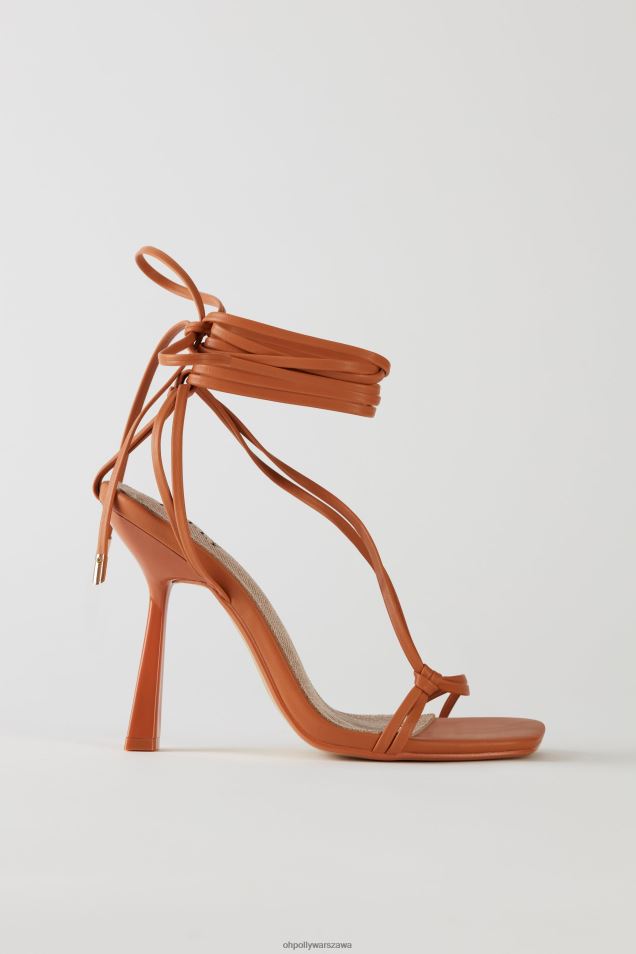 sznurowane obcasy ze sztucznej skóry 2FZ0T834 dębnik Oh Polly