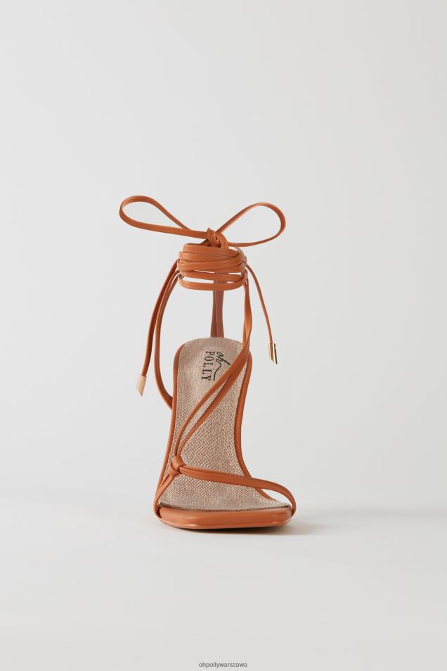 sznurowane obcasy ze sztucznej skóry 2FZ0T834 dębnik Oh Polly