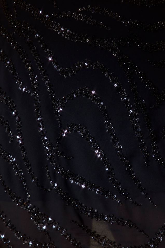 Luz ozdobna mini spódniczka w kształcie litery A 2FZ0T772 czarny Oh Polly