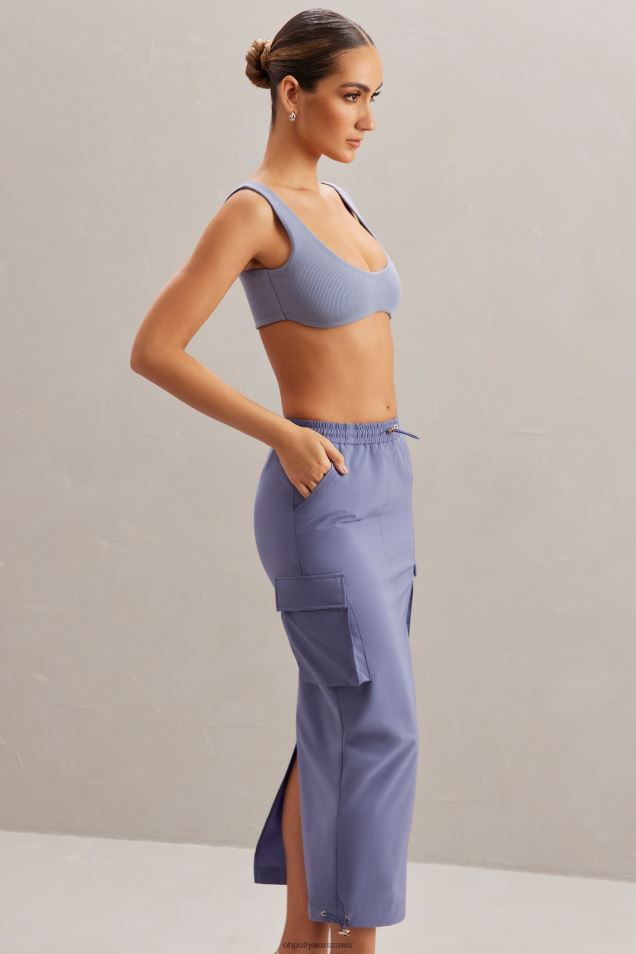 Spódnica maxi typu cargo Kirra 2FZ0T774 marynarka wojenna Oh Polly
