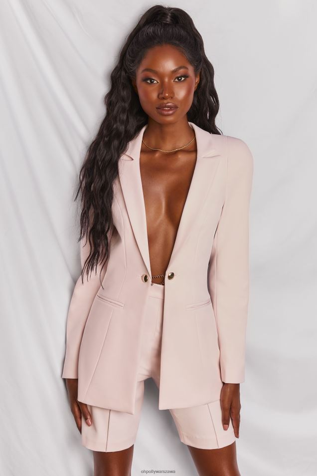 Miejskie szorty rowerowe w eleganckim garniturze 2FZ0T829 różowy Oh Polly