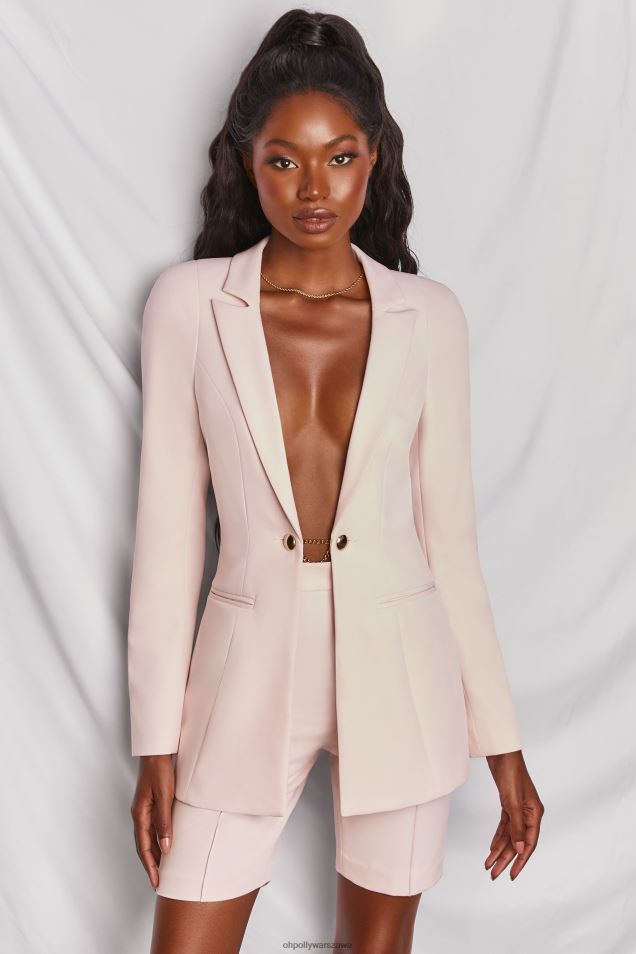 Miejskie szorty rowerowe w eleganckim garniturze 2FZ0T829 różowy Oh Polly