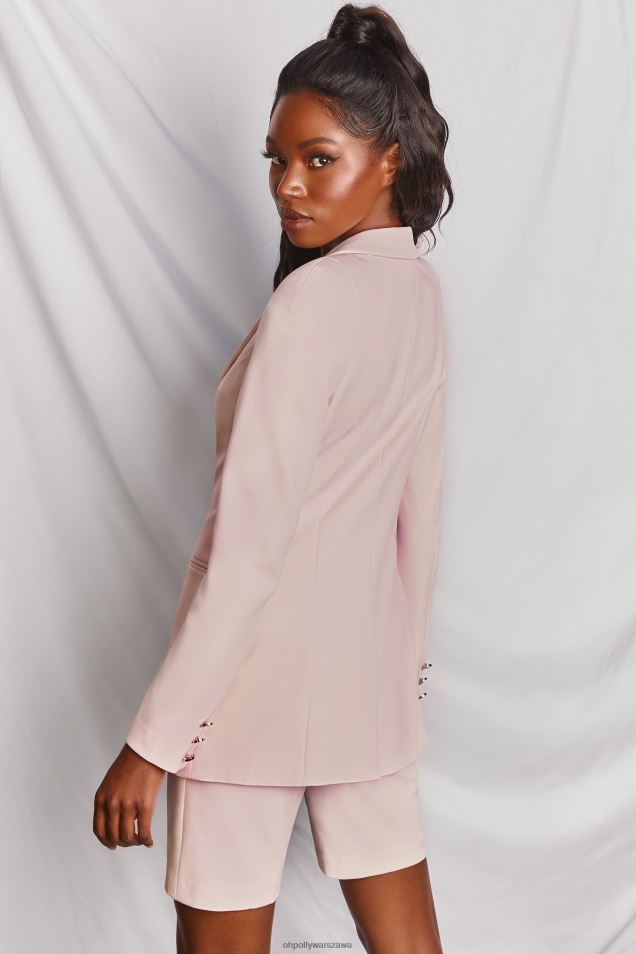 Miejskie szorty rowerowe w eleganckim garniturze 2FZ0T829 różowy Oh Polly