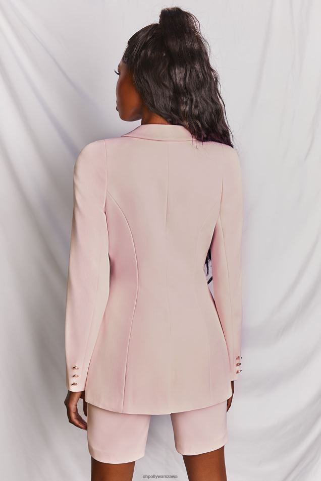 Miejskie szorty rowerowe w eleganckim garniturze 2FZ0T829 różowy Oh Polly