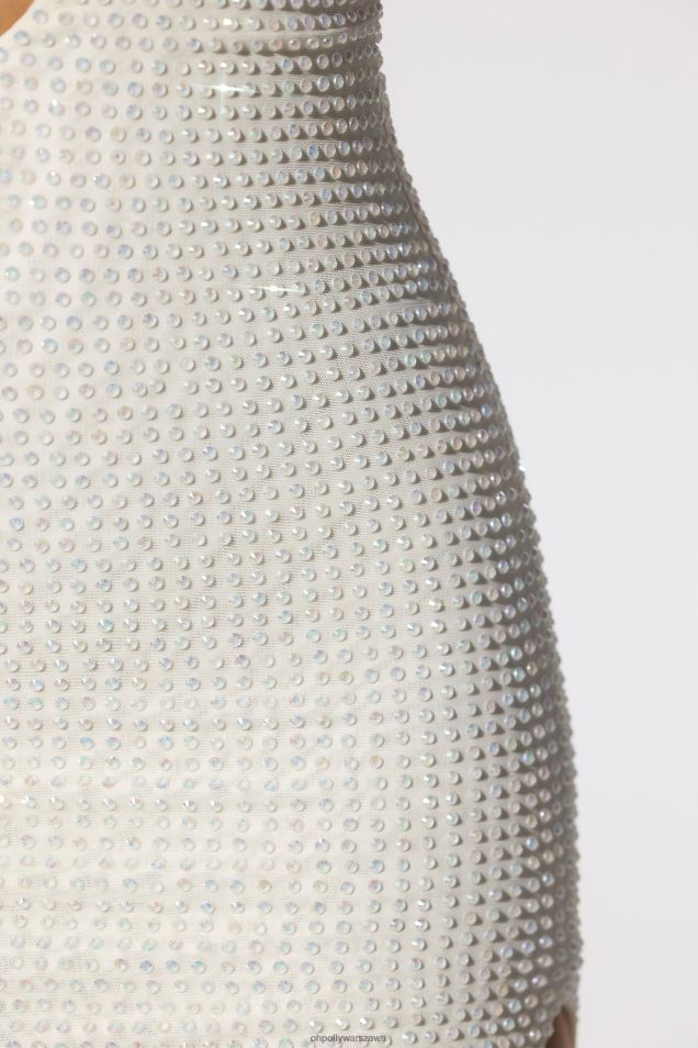 Wieczorowa suknia Palmira z głębokim dekoltem i głębokim dekoltem na plecach 2FZ0T28 kość słoniowa Oh Polly