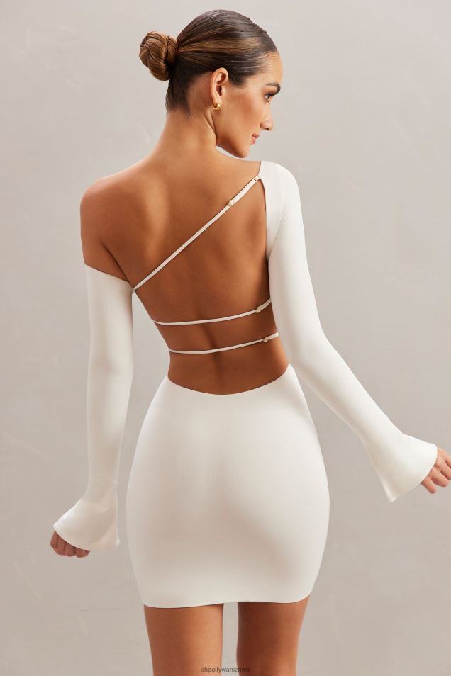 Lilardia mini sukienka z odkrytymi ramionami 2FZ0T82 kość słoniowa Oh Polly