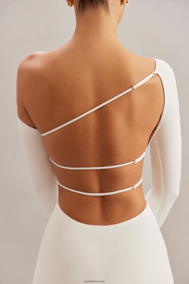 Lilardia mini sukienka z odkrytymi ramionami 2FZ0T82 kość słoniowa Oh Polly