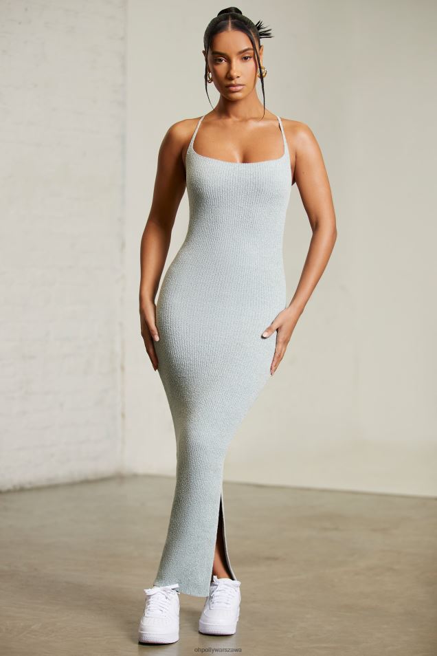 Stassie sukienka maxi z głębokim dekoltem na plecach 2FZ0T101 Mennica Oh Polly