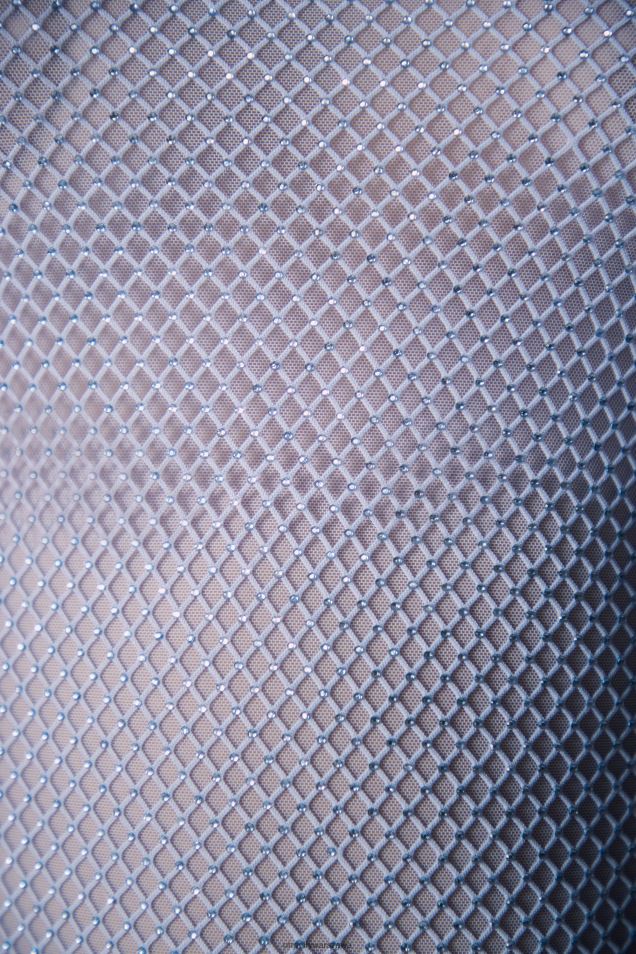 Sukienka maxi z długimi rękawami, zdobiona Yasmin 2FZ0T48 niebieski Oh Polly