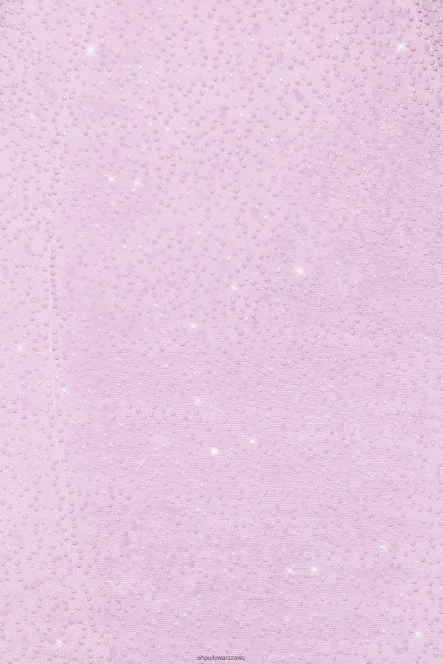 venice, zdobiona sukienka midaxi z głębokim dekoltem i dekoltem wiązanym na szyi 2FZ0T7 liliowy Oh Polly